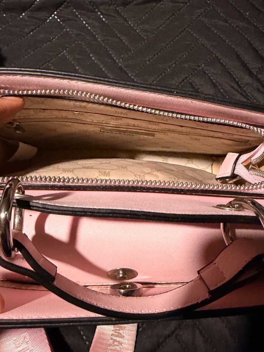 Steve Madden Light Pink Crossbody Bag with Removable Strap - Picture 3 of 3